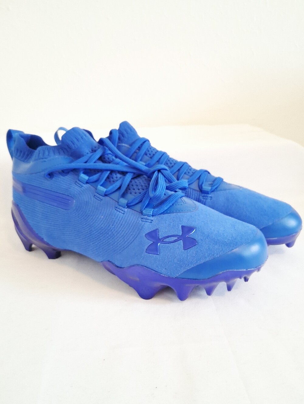 Under Armour Spotlight Pro Suede Blue Football Cleats